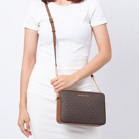 Image of תיק מייקל קורס קרוסבודי MICHAEL KORS דגם 35F8GTTC3B Brown