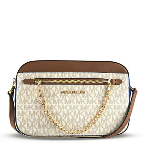 Image of תיק מייקל קורס קרוסבודי - MICHAEL KORS 35S1GTTC9B Vanilla Chain