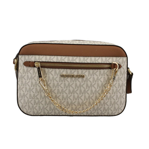 Image of תיק מייקל קורס קרוסבודי - MICHAEL KORS 35S1GTTC9B Vanilla Chain