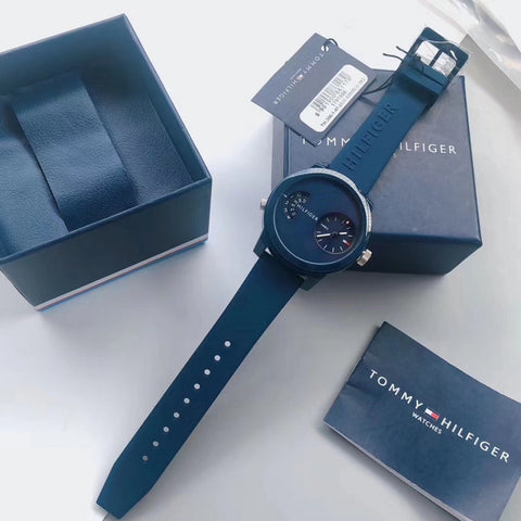 Image of שעון טומי הילפיגר כחול - TOMMY HILFIGER דגם TH1791556
