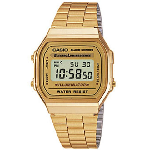 Image of שעון יד דיגיטלי קסיו וינטג' רטרו - A168WG-9EF Casio Vintage Retro