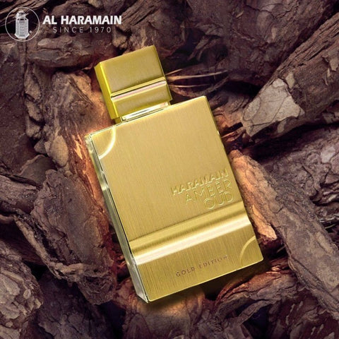 Image of בושם אמבר אוד גולד אדישן אל חרמיין דובאי Amber Oud Gold Edition Al Haramain Dubai