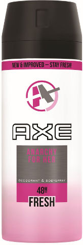 דאודורנט אקס ספריי גוף אנרכי לנשים