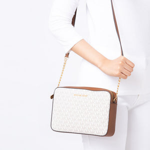 תיק מייקל קורס קרוסבודי - MICHAEL KORS דגם 35F8GTTC3B Vanilla