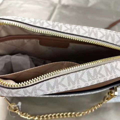 Image of תיק מייקל קורס קרוסבודי - MICHAEL KORS 35S1GTTC9B Vanilla Chain