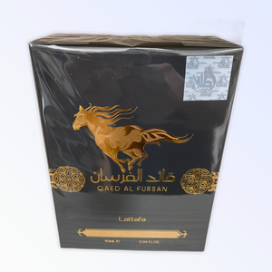 בושם לגבר Qaed Al Fursan מבית Lattafa דובאי
